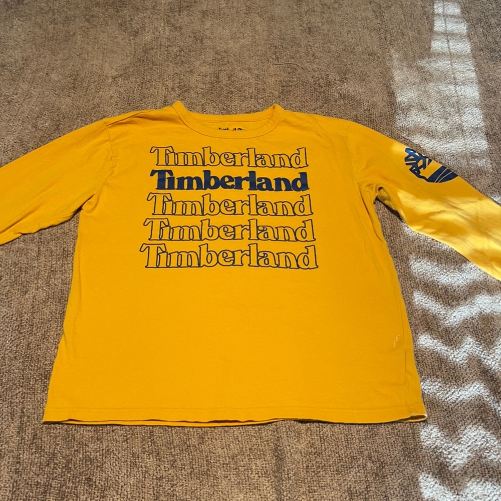 Boys Timberland LS T-shirt.  Size:M